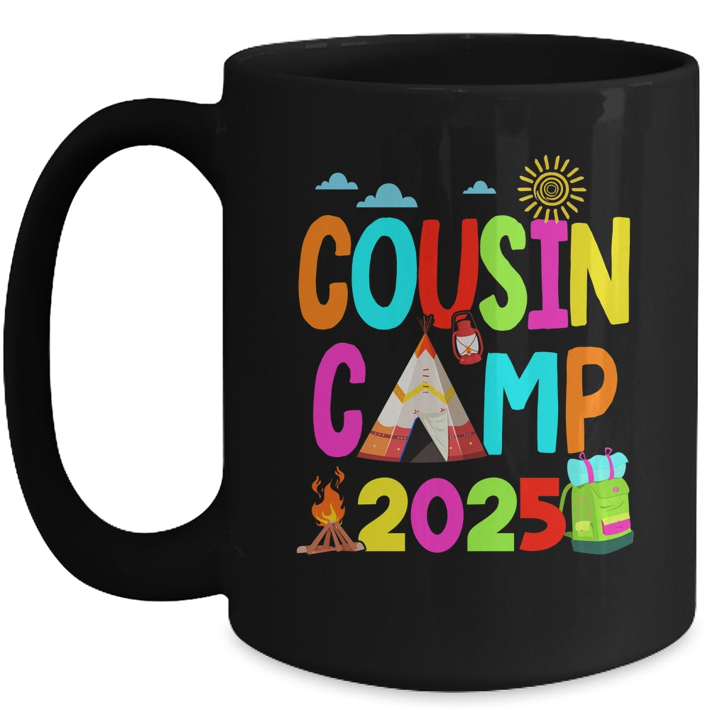 Cousin Camp 2025 Family Camping Summer Vacation Cousin Crew Mug | teecentury