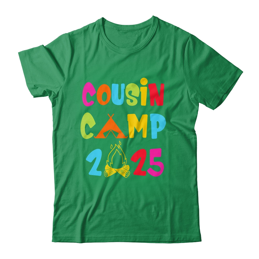 Cousin Camp 2025 Family Grandma Grandpa Summer Vacation Shirt & Hoodie | teecentury