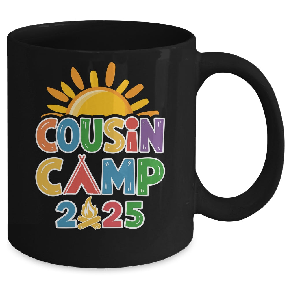 Cousin Camp 2025 Family Vacation Summer Camping Crew Mug | teecentury