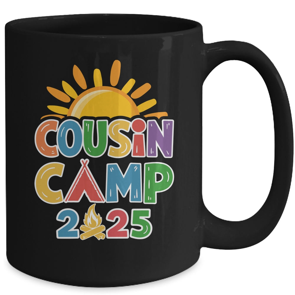Cousin Camp 2025 Family Vacation Summer Camping Crew Mug | teecentury