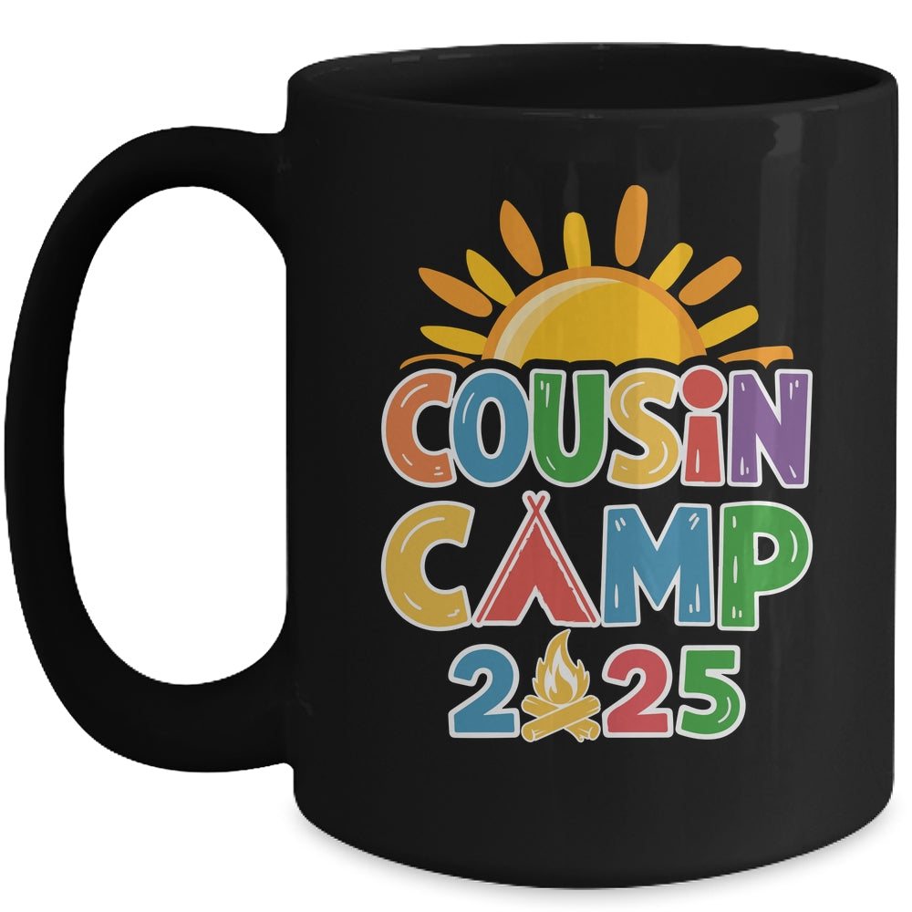Cousin Camp 2025 Family Vacation Summer Camping Crew Mug | teecentury