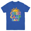 Cousin Camp 2025 Family Vacation Summer Camping Crew Youth Shirt | teecentury