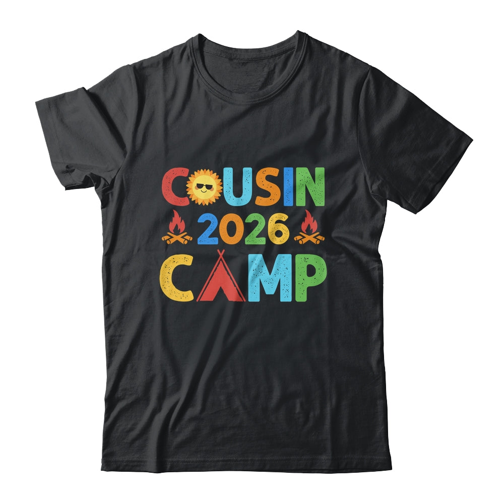 Cousin Camp 2026 Camping Crew Summer Vacation Cousin Shirt & Tank Top | teecentury