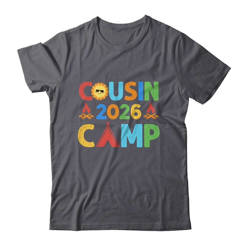 Cousin Camp 2026 Camping Crew Summer Vacation Cousin Shirt & Tank Top | teecentury