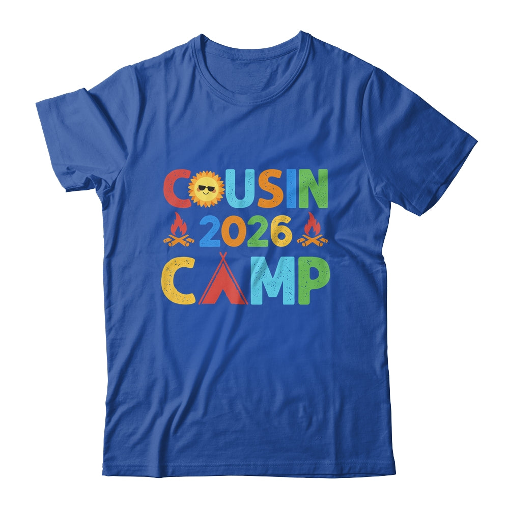 Cousin Camp 2026 Camping Crew Summer Vacation Cousin Shirt & Tank Top | teecentury