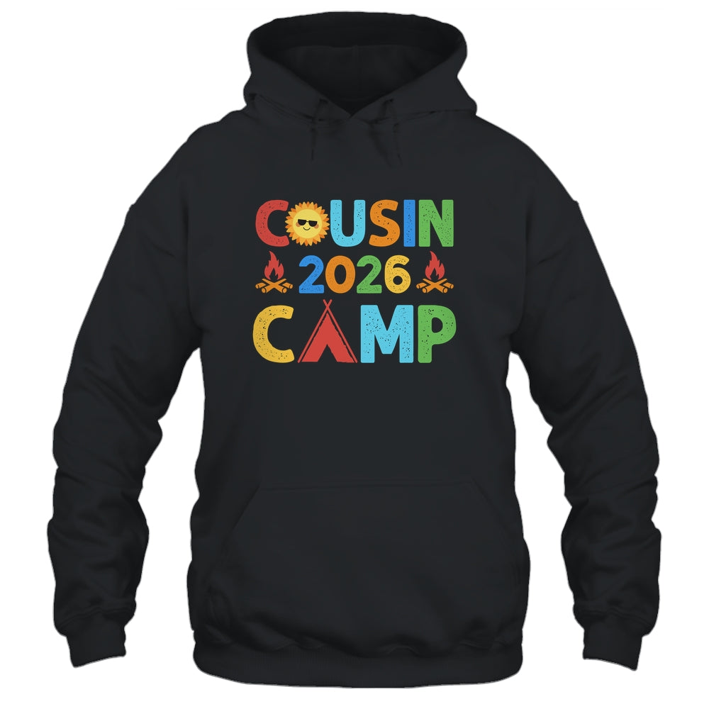 Cousin Camp 2026 Camping Crew Summer Vacation Cousin Shirt & Tank Top | teecentury