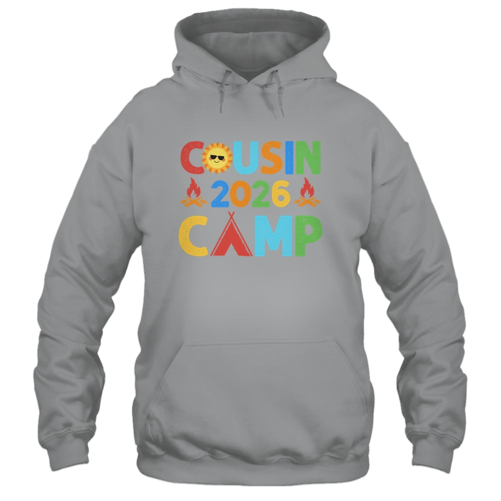 Cousin Camp 2026 Camping Crew Summer Vacation Cousin Shirt & Tank Top | teecentury