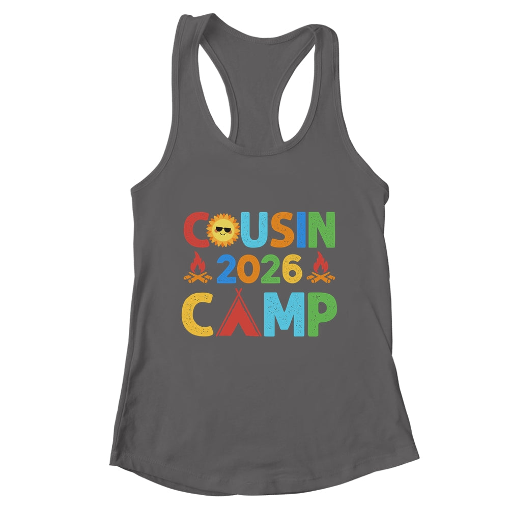 Cousin Camp 2026 Camping Crew Summer Vacation Cousin Shirt & Tank Top | teecentury