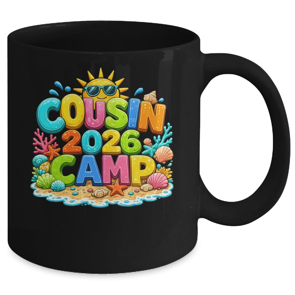 Cousin Camp 2026 Camping Summer Vacation Family Beach Mug | teecentury