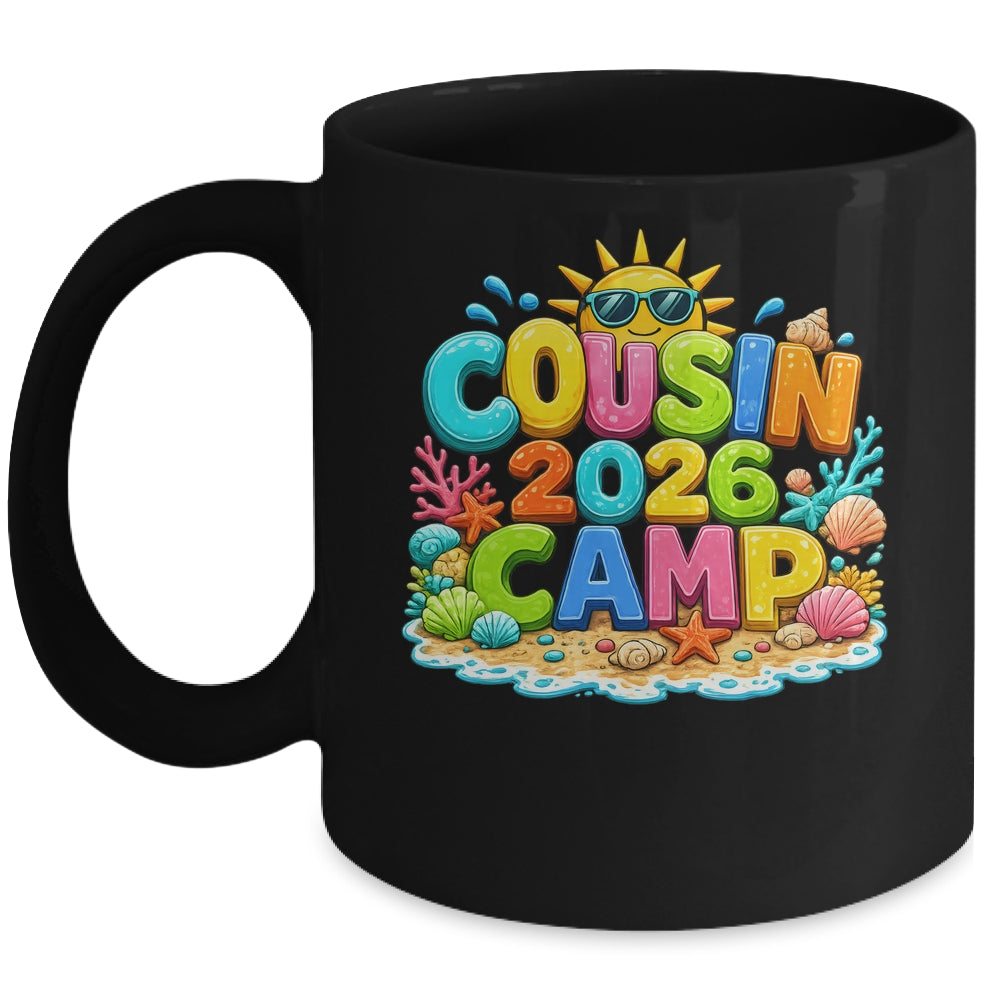 Cousin Camp 2026 Camping Summer Vacation Family Beach Mug | teecentury