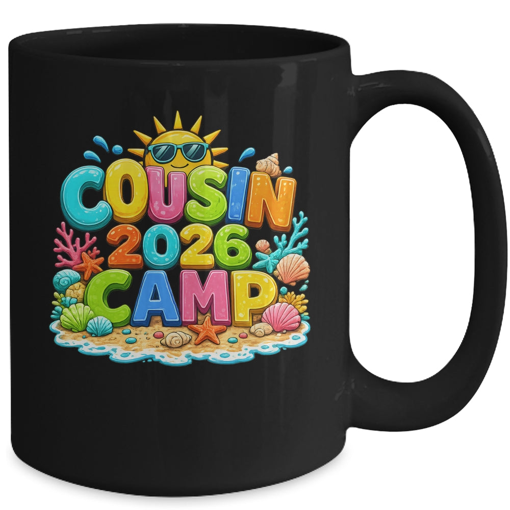 Cousin Camp 2026 Camping Summer Vacation Family Beach Mug | teecentury