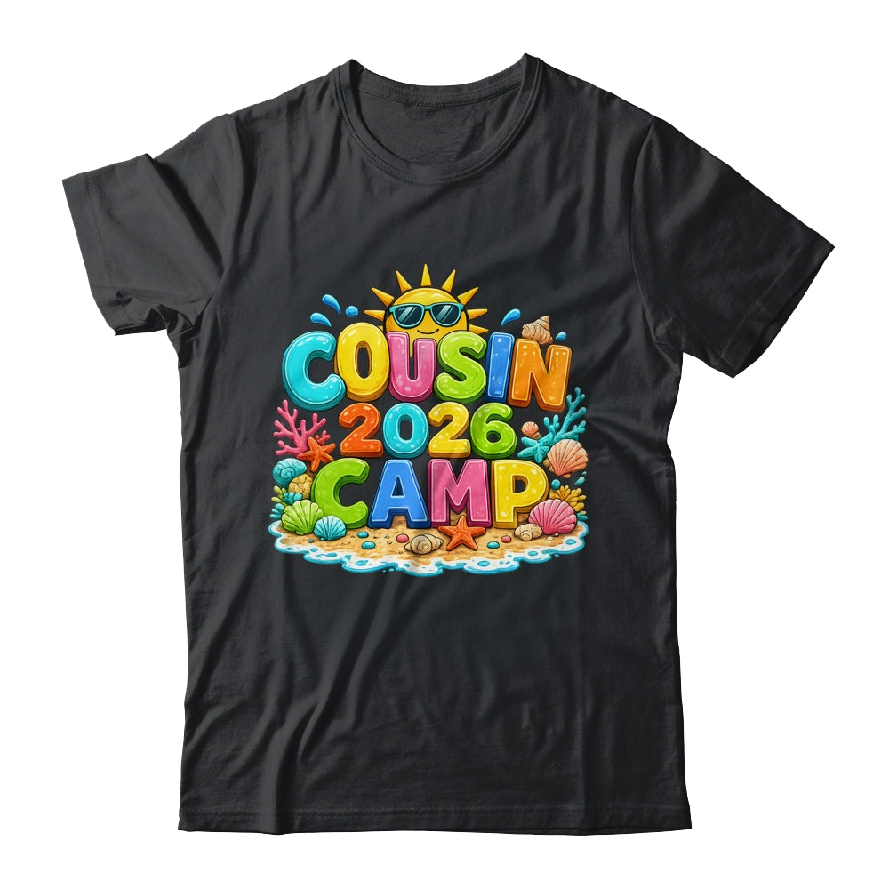 Cousin Camp 2026 Camping Summer Vacation Family Beach Shirt & Tank Top | teecentury