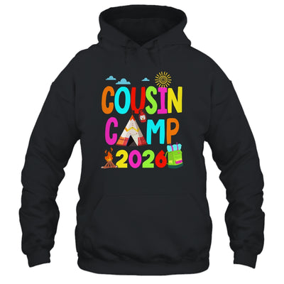 Cousin Camp 2026 Family Camping Summer Vacation Cousin Crew Shirt & Tank Top | teecentury