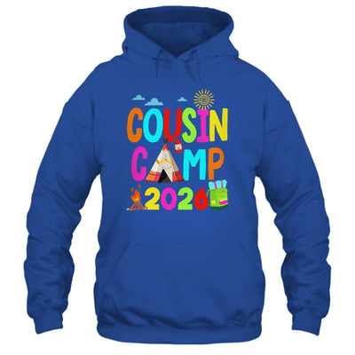 Cousin Camp 2026 Family Camping Summer Vacation Cousin Crew Shirt & Tank Top | teecentury