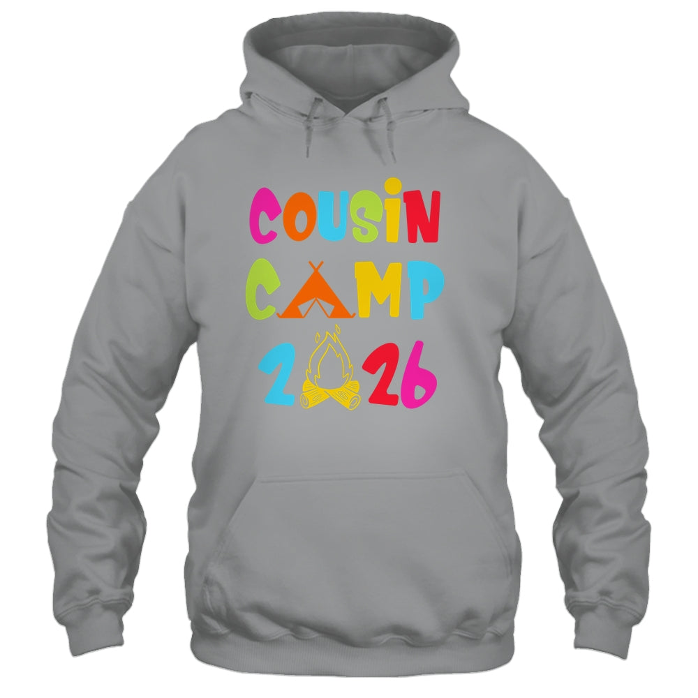 Cousin Camp 2026 Family Grandma Grandpa Summer Vacation Shirt & Tank Top | teecentury