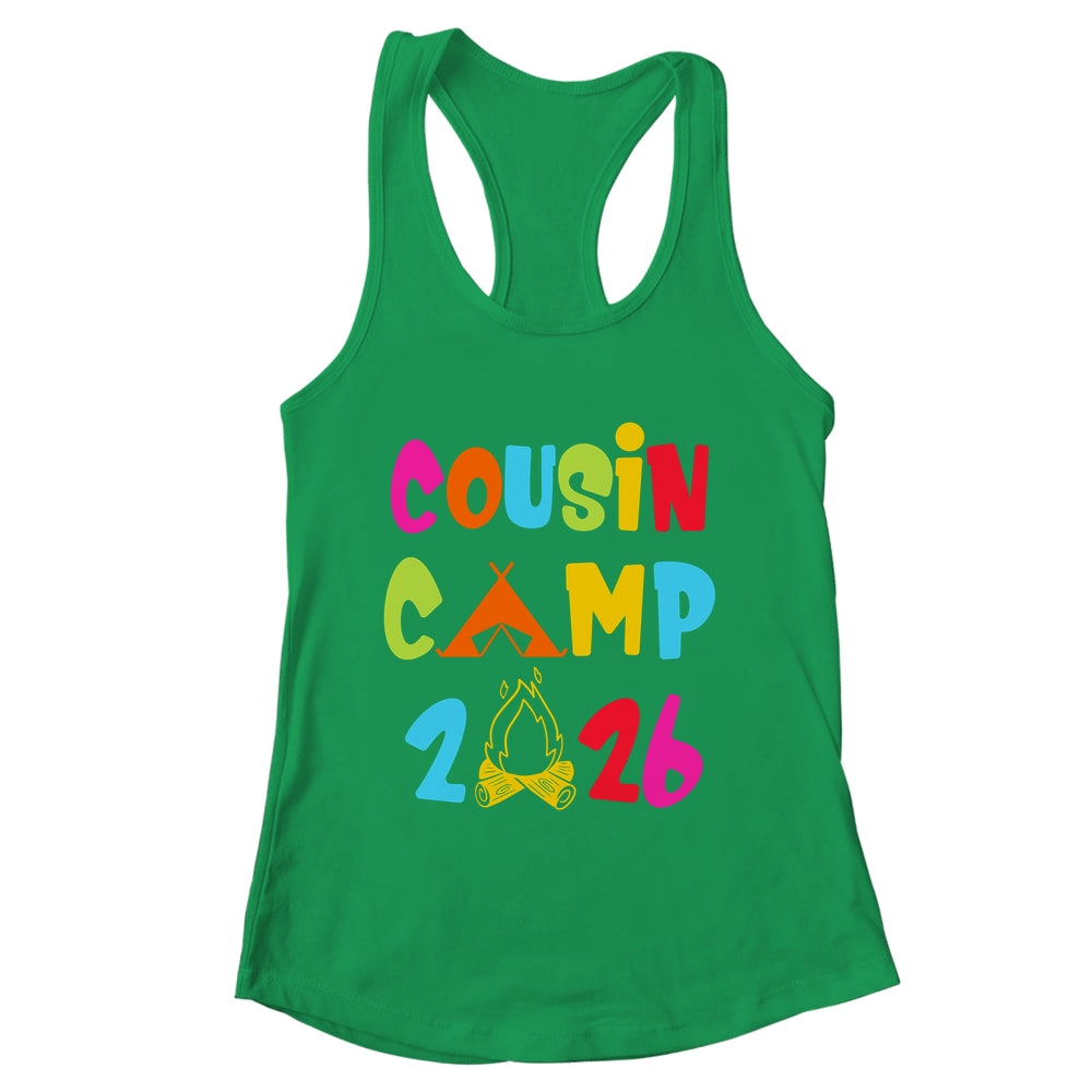 Cousin Camp 2026 Family Grandma Grandpa Summer Vacation Shirt & Tank Top | teecentury