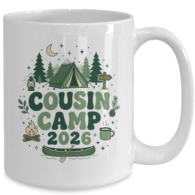 Cousin Camp 2026 Family Vacation Summer Camping Boys Kids Mug | teecentury