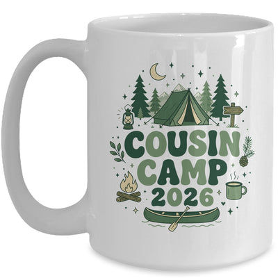 Cousin Camp 2026 Family Vacation Summer Camping Boys Kids Mug | teecentury