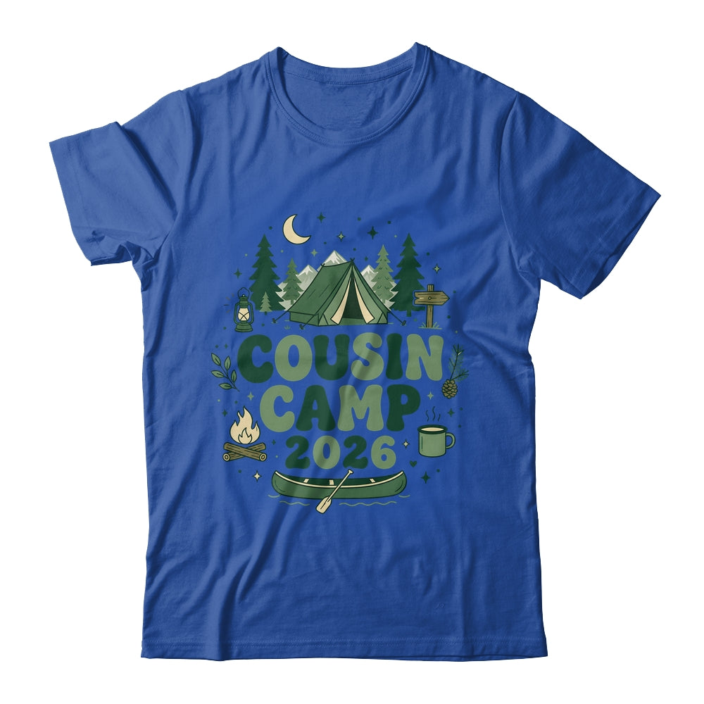 Cousin Camp 2026 Family Vacation Summer Camping Boys Kids Shirt & Tank Top | teecentury
