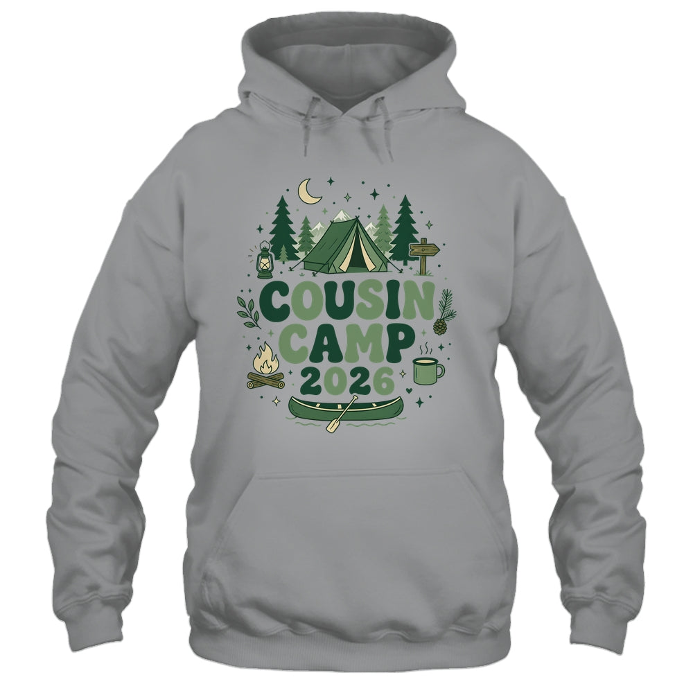 Cousin Camp 2026 Family Vacation Summer Camping Boys Kids Shirt & Tank Top | teecentury