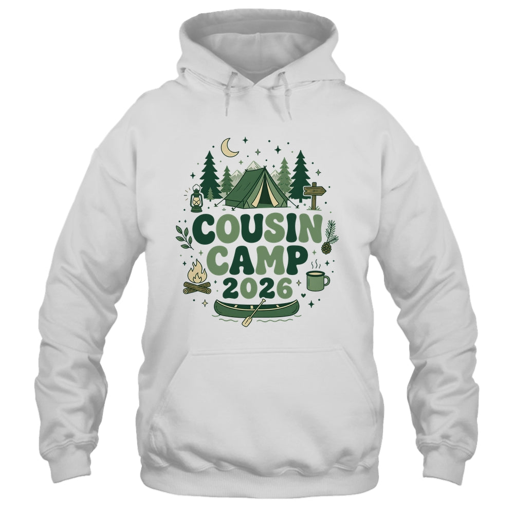 Cousin Camp 2026 Family Vacation Summer Camping Boys Kids Shirt & Tank Top | teecentury