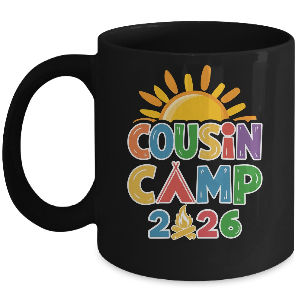 Cousin Camp 2026 Family Vacation Summer Camping Crew Mug | teecentury