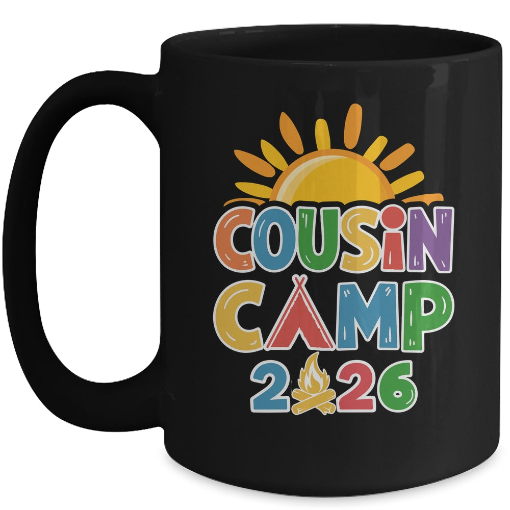 Cousin Camp 2026 Family Vacation Summer Camping Crew Mug | teecentury