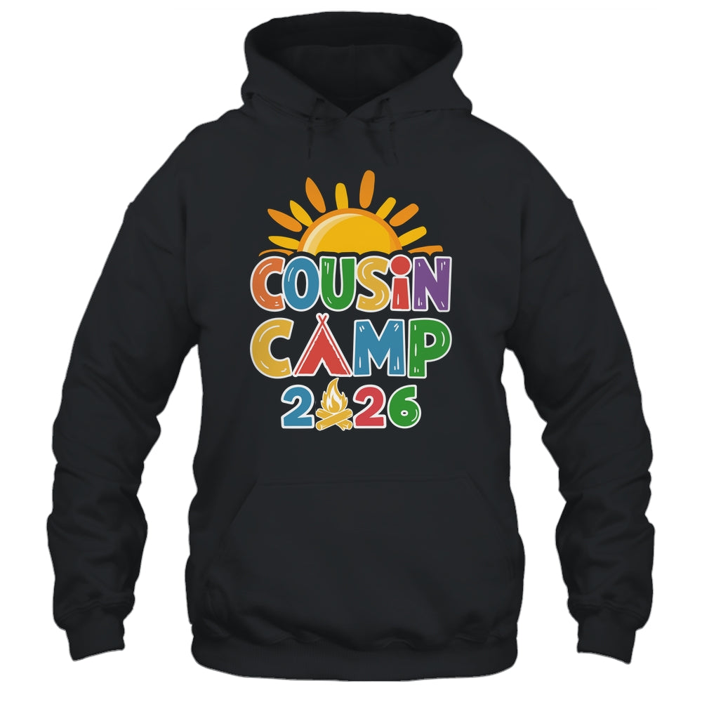 Cousin Camp 2026 Family Vacation Summer Camping Crew Shirt & Tank Top | teecentury