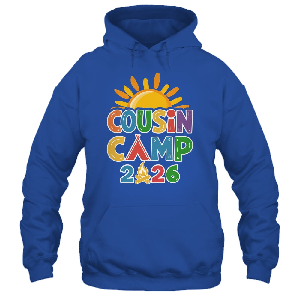 Cousin Camp 2026 Family Vacation Summer Camping Crew Shirt & Tank Top | teecentury