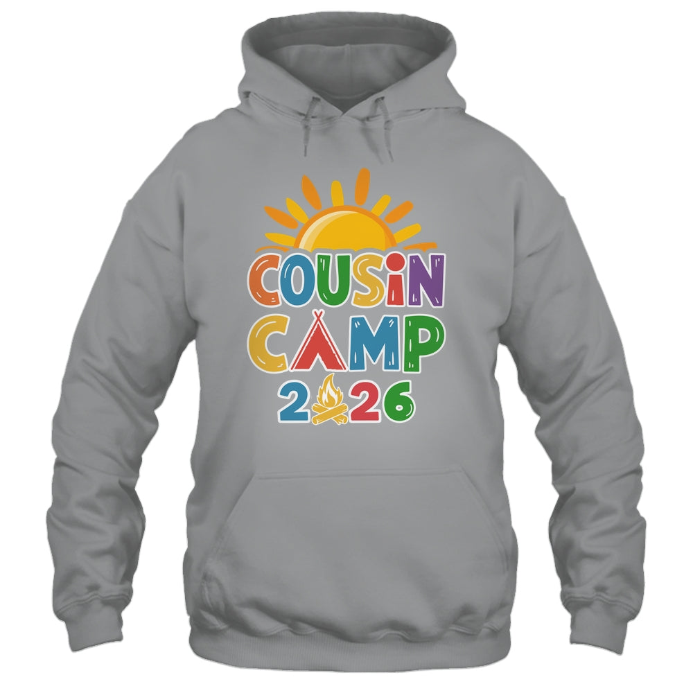 Cousin Camp 2026 Family Vacation Summer Camping Crew Shirt & Tank Top | teecentury