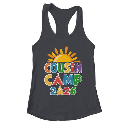 Cousin Camp 2026 Family Vacation Summer Camping Crew Shirt & Tank Top | teecentury