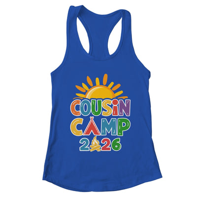 Cousin Camp 2026 Family Vacation Summer Camping Crew Shirt & Tank Top | teecentury