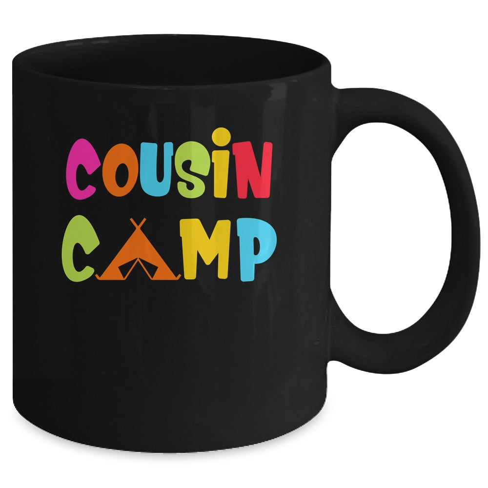 Cousin Camp Family Camping Summer Vacation Crew Mug | teecentury