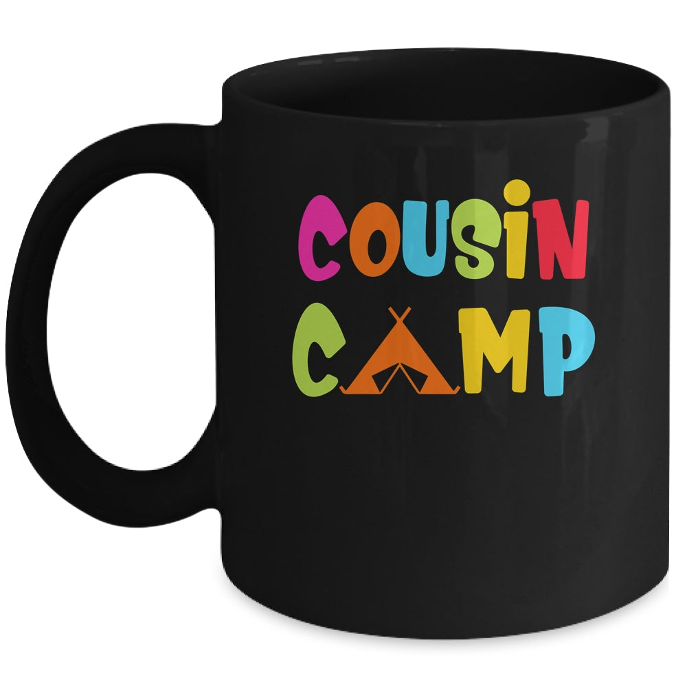 Cousin Camp Family Camping Summer Vacation Crew Mug | teecentury