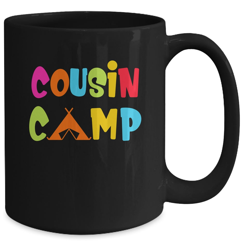 Cousin Camp Family Camping Summer Vacation Crew Mug | teecentury