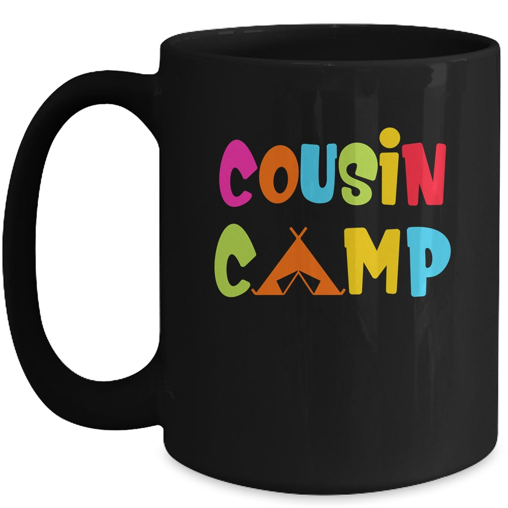 Cousin Camp Family Camping Summer Vacation Crew Mug | teecentury
