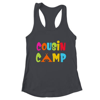 Cousin Camp Family Camping Summer Vacation Crew Shirt & Tank Top | teecentury