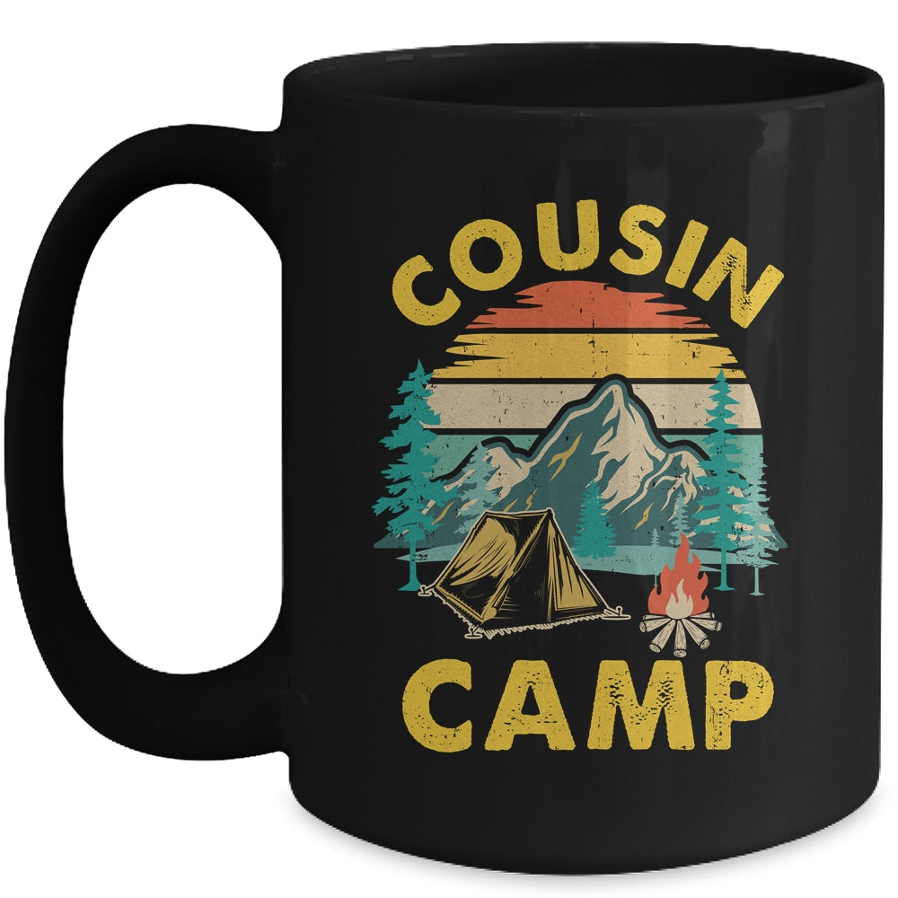 Cousin Camp Friends Summer Family Camping Vacation Mug | teecentury