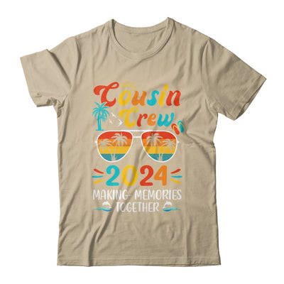 Cousin Crew 2024 Family Trips Matching Summer Vacation Beach Shirt & Tank Top | teecentury