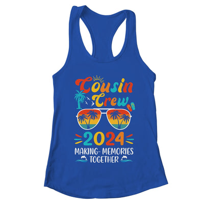 Cousin Crew 2024 Family Trips Matching Summer Vacation Beach Shirt & Tank Top | teecentury