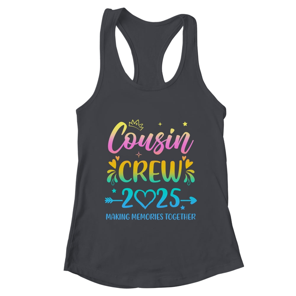 Cousin Crew 2025 Family Matching Women Girls Vacation Trip Shirt & Tank Top | teecentury