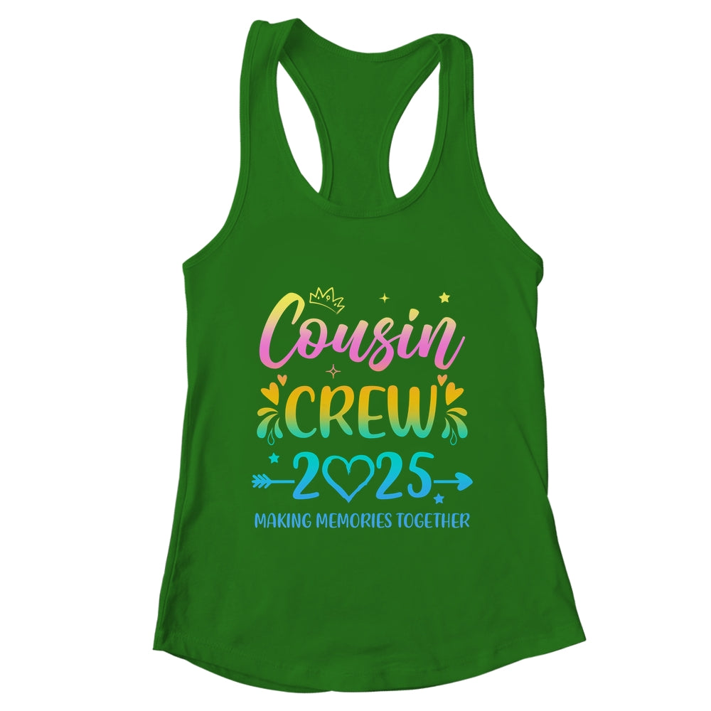 Cousin Crew 2025 Family Matching Women Girls Vacation Trip Shirt & Tank Top | teecentury