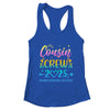 Cousin Crew 2025 Family Matching Women Girls Vacation Trip Shirt & Tank Top | teecentury