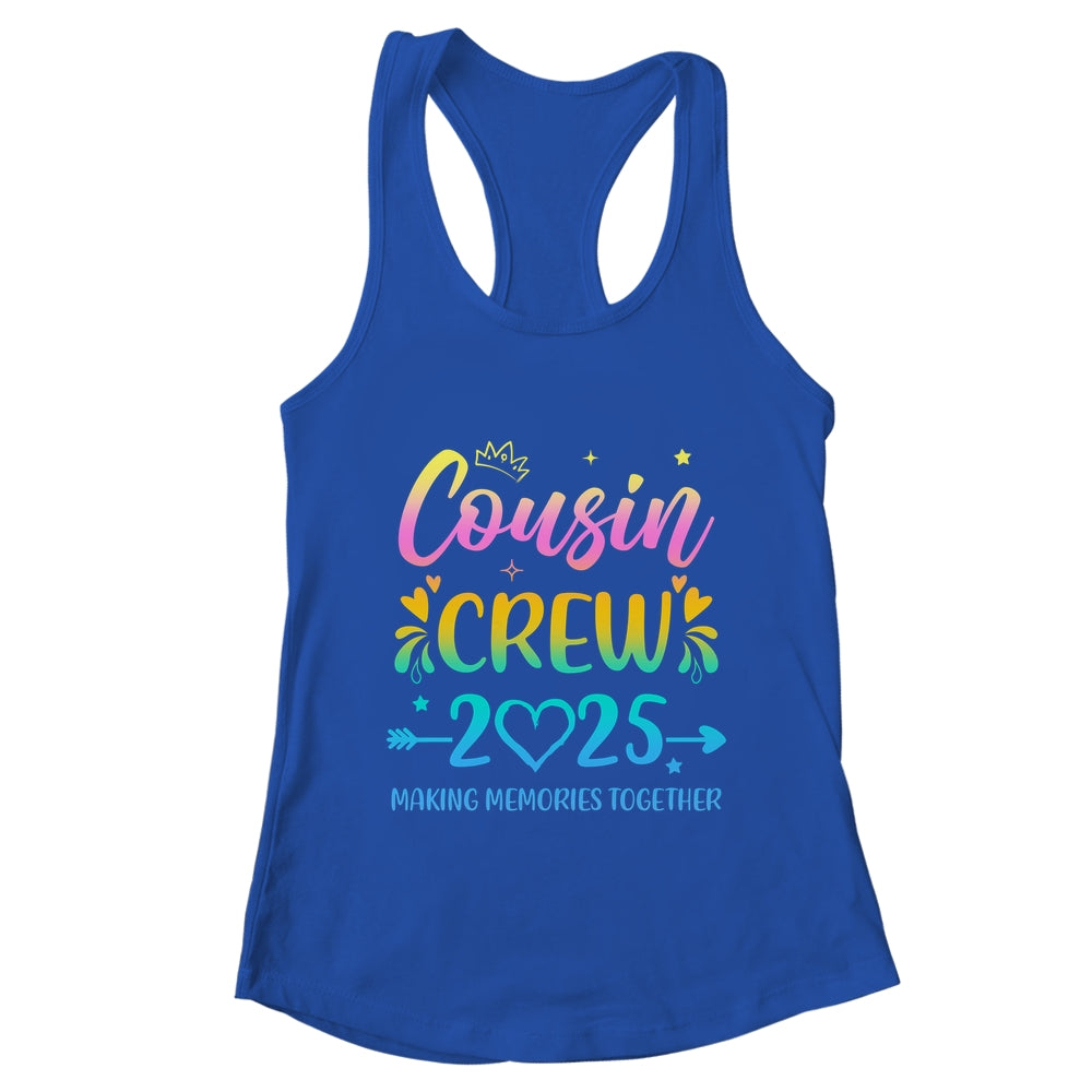 Cousin Crew 2025 Family Matching Women Girls Vacation Trip Shirt & Tank Top | teecentury