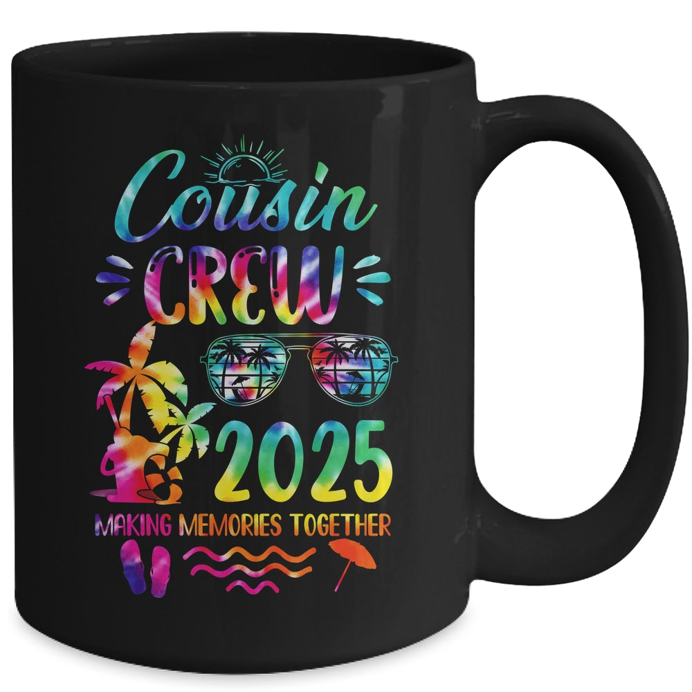 Cousin Crew 2025 Family Reunion Making Memories Tie Dye Mug | teecentury
