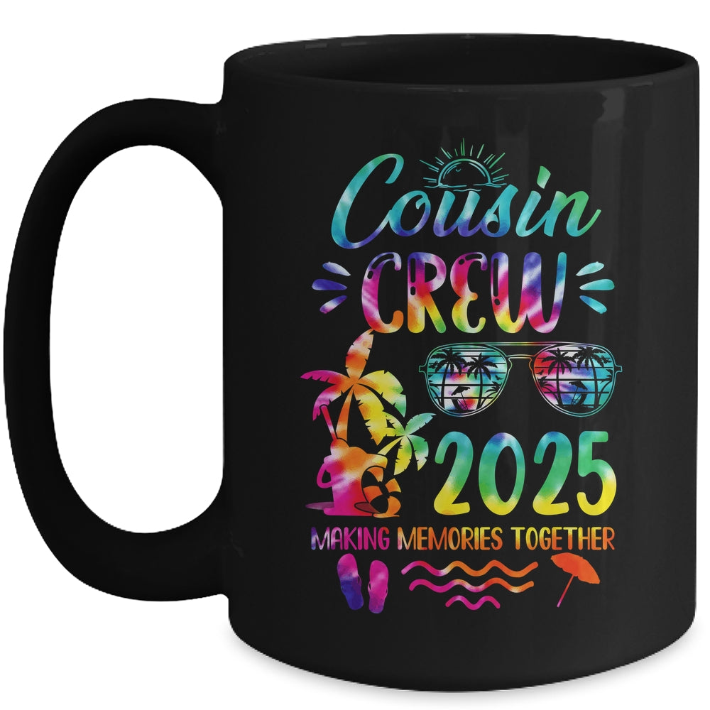 Cousin Crew 2025 Family Reunion Making Memories Tie Dye Mug | teecentury