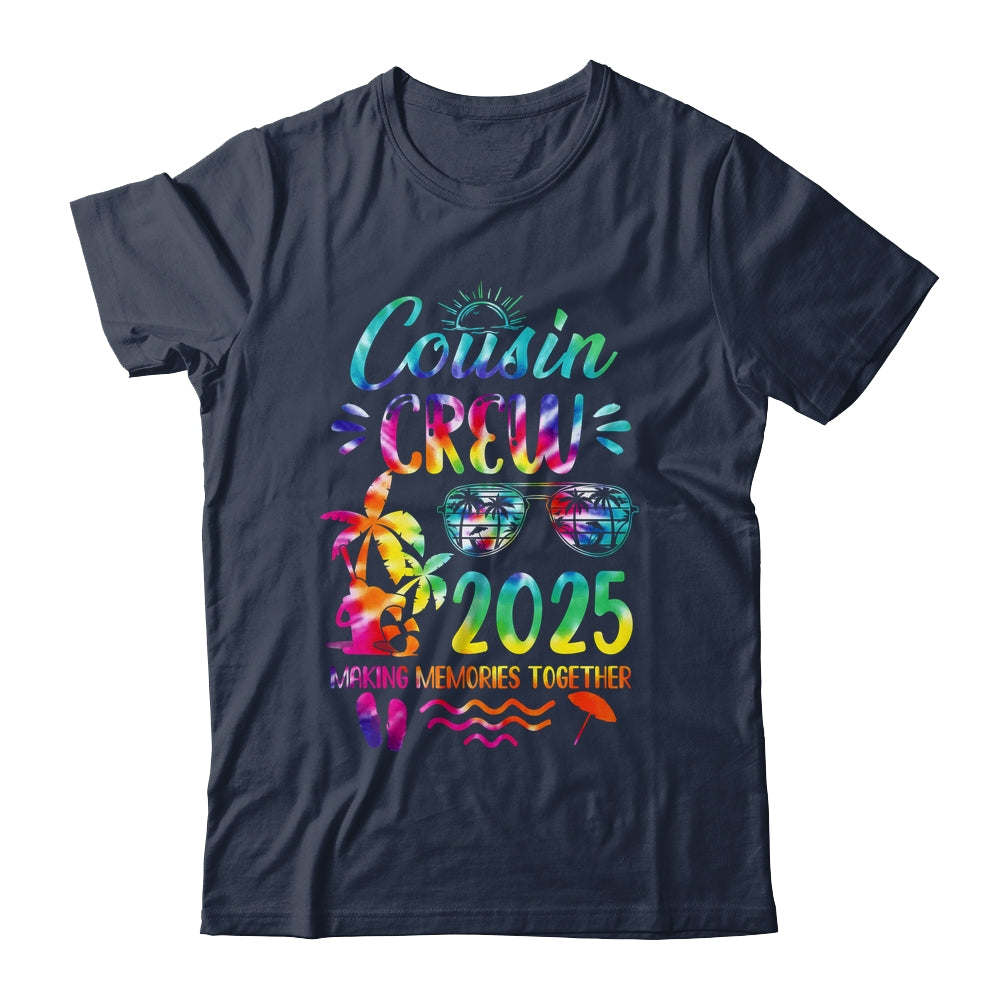 Cousin Crew 2025 Family Reunion Making Memories Tie Dye Shirt & Tank Top | teecentury