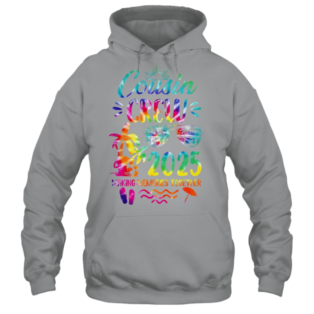 Cousin Crew 2025 Family Reunion Making Memories Tie Dye Shirt & Tank Top | teecentury