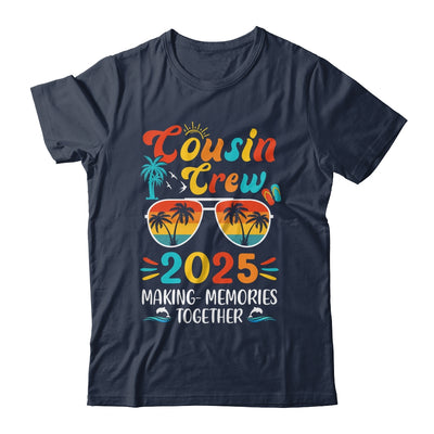Cousin Crew 2025 Family Trips Matching Summer Vacation Beach Shirt & Tank Top | teecentury