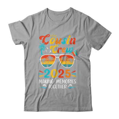 Cousin Crew 2025 Family Trips Matching Summer Vacation Beach Shirt & Tank Top | teecentury